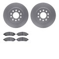 Dynamic Friction Co 4302-54077, Geospec Rotors with 3000 Series Ceramic Brake Pads, Silver 4302-54077